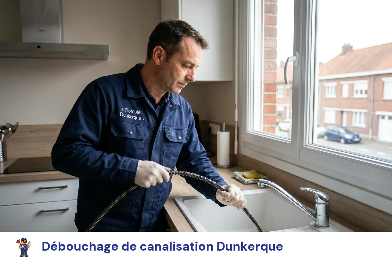 Débouchage de canalisation à Dunkerque