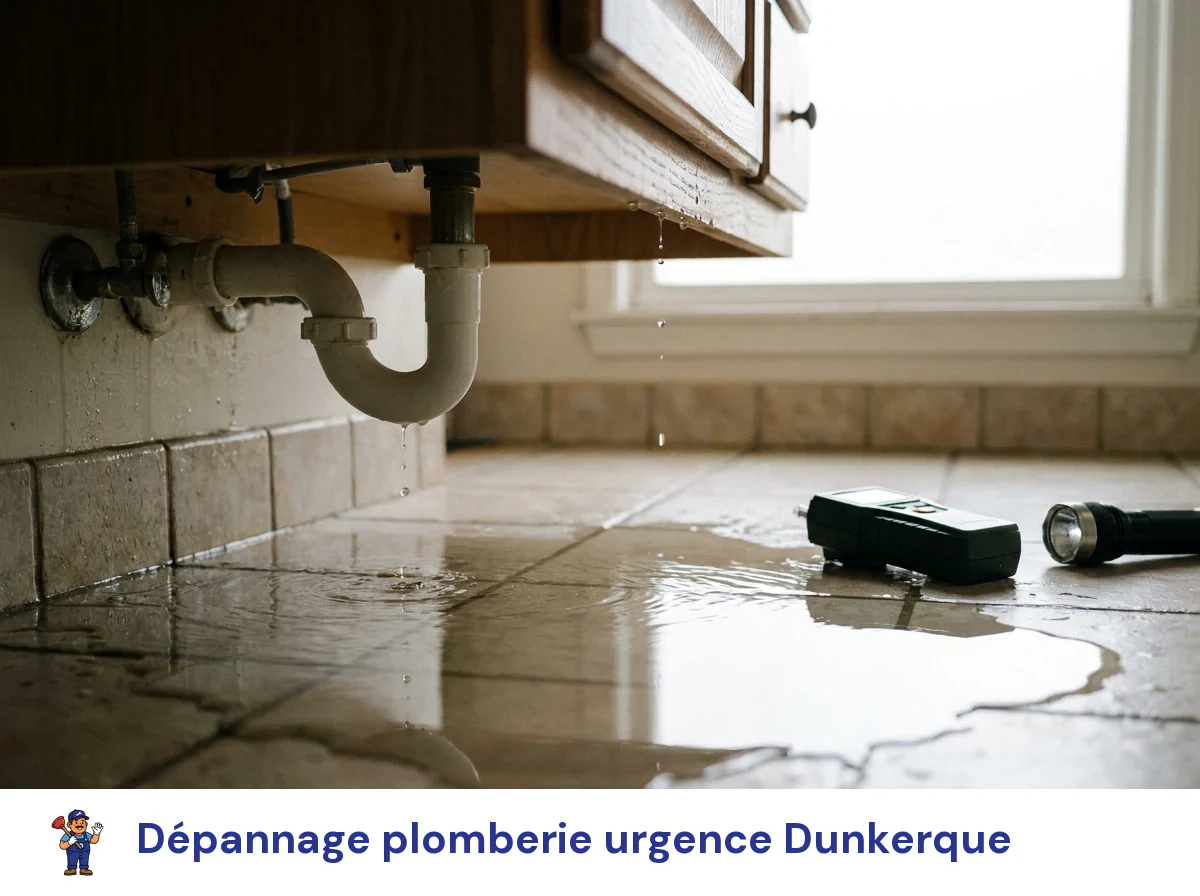 Dépannage plomberie urgence à Dunkerque