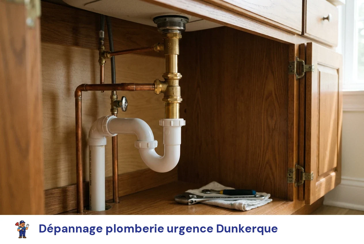 Dépannage plomberie urgence à Dunkerque