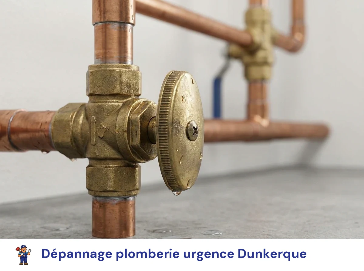 Dépannage plomberie urgence à Dunkerque
