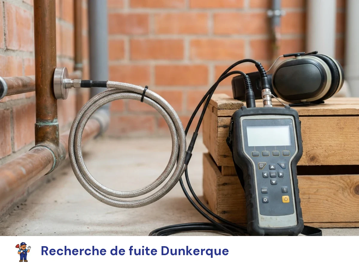 Recherche de fuite à Dunkerque