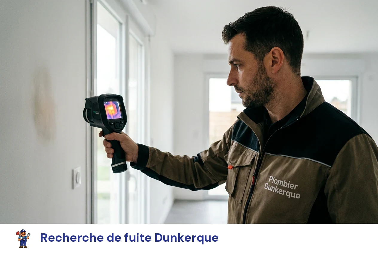 Recherche de fuite à Dunkerque