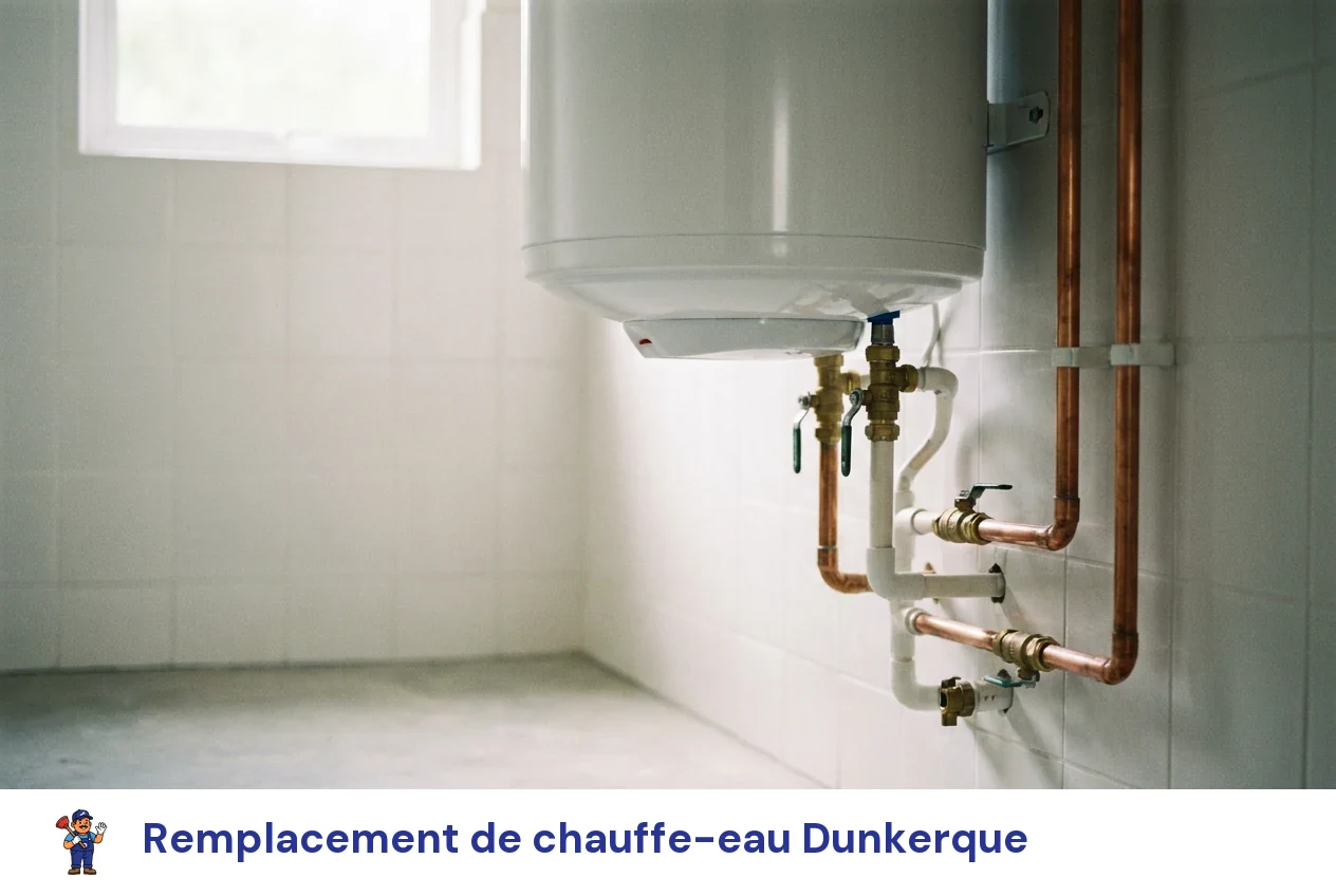 Remplacement de chauffe-eau à Dunkerque