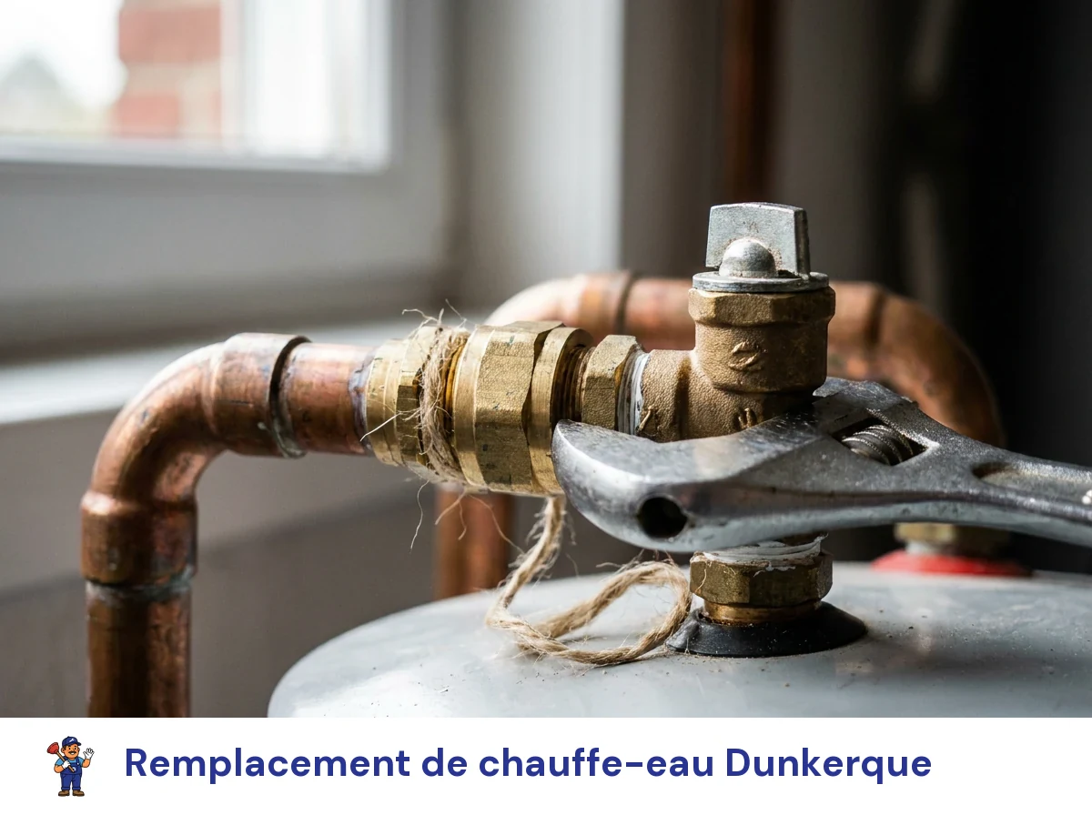 Remplacement de chauffe-eau à Dunkerque