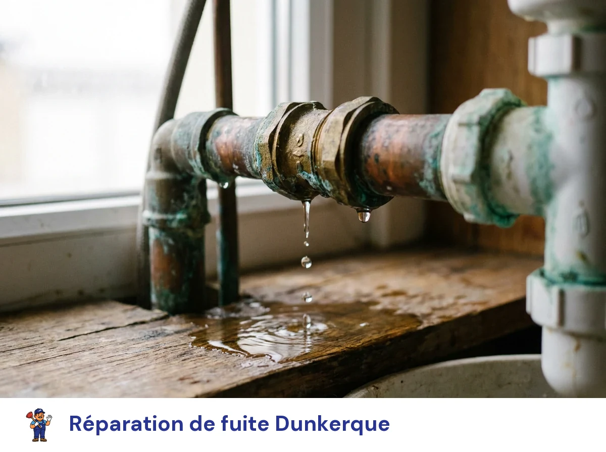 Réparation de fuite à Dunkerque
