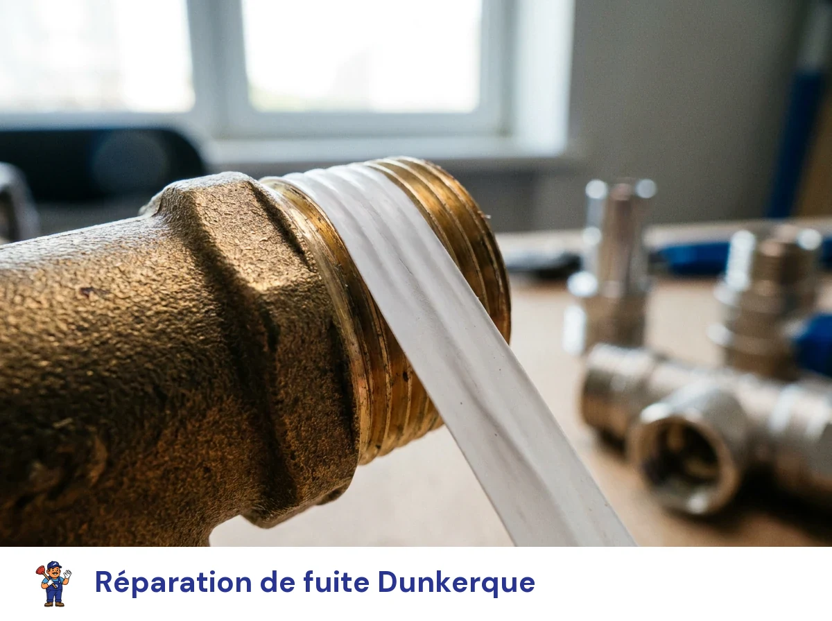 Réparation de fuite à Dunkerque