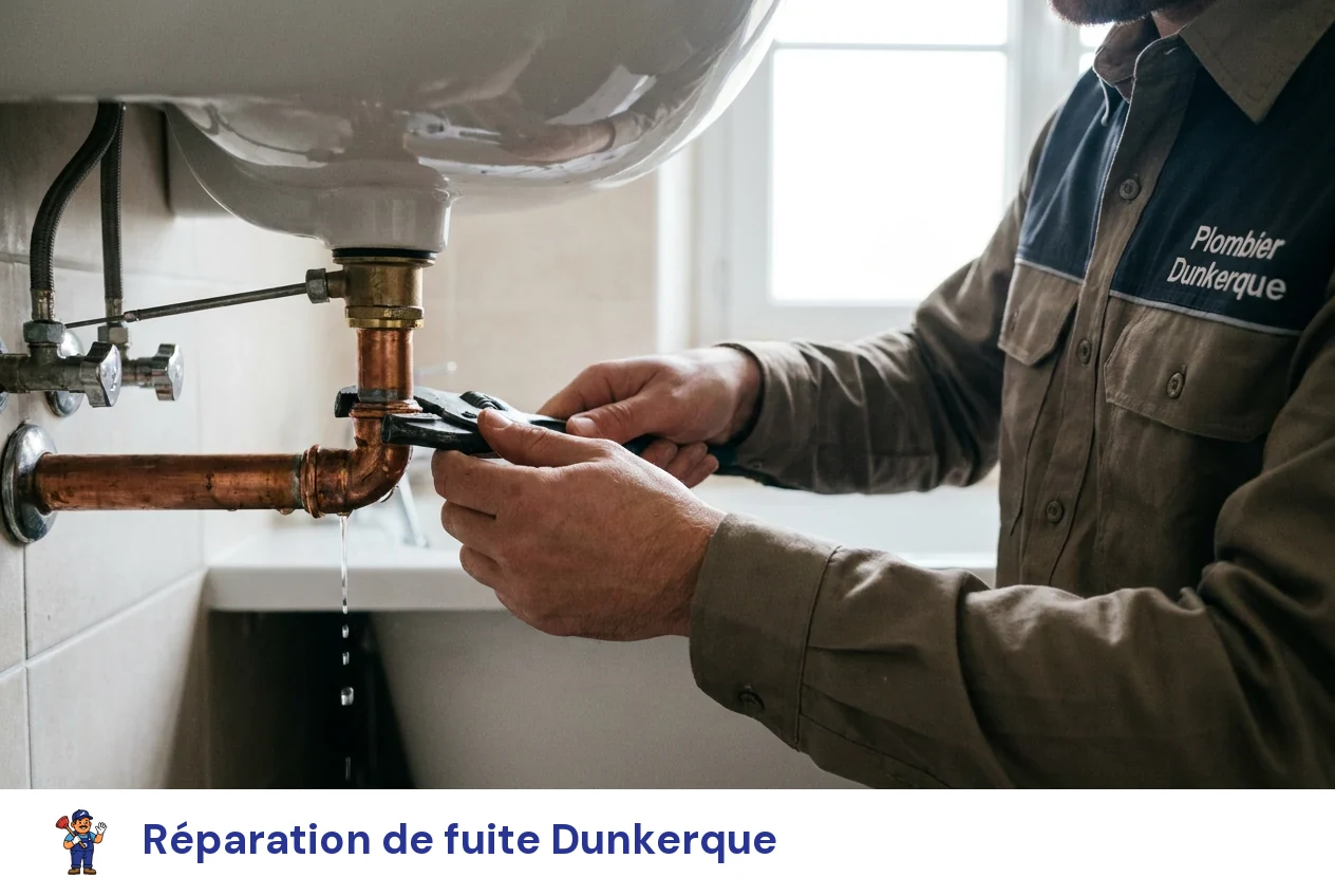 Réparation de fuite à Dunkerque